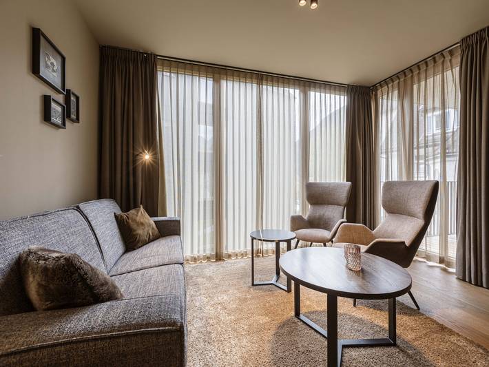 Ferienwohnung für 4 Personen, mit Balkon und Terrasse sowie Pool und Sauna in Schruns