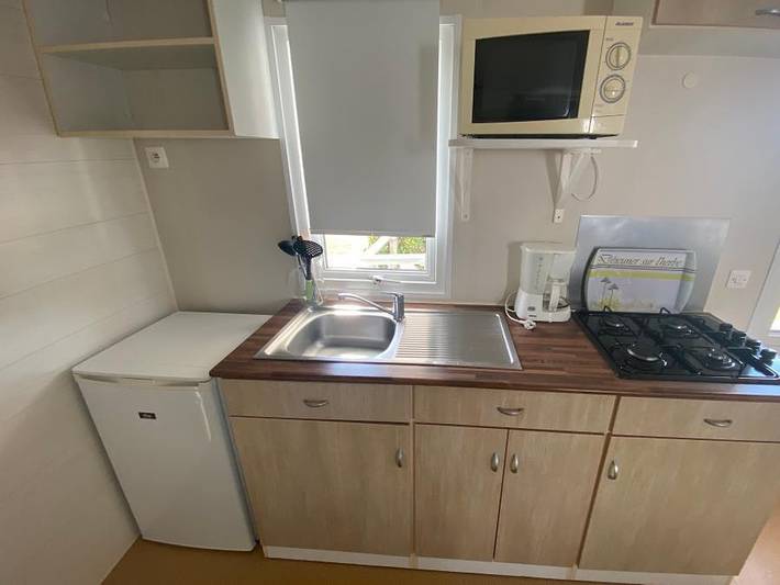 Camping Crin Blanc - Mobilhome 4 personas - Económico, 2 dormitorios con aire acondicionado in Arlés, Costa mediterránea (Francia)