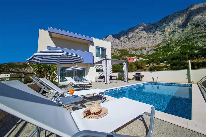 Villa für 6 Personen, mit Garten und Meerblick, mit Haustier in Makarska - 2