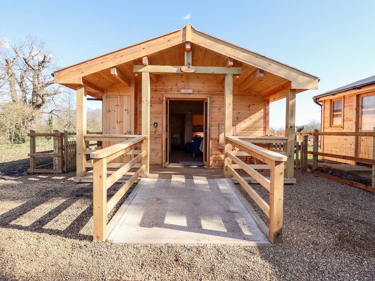 Lodge für 4 Personen mit Garten in Suffolk