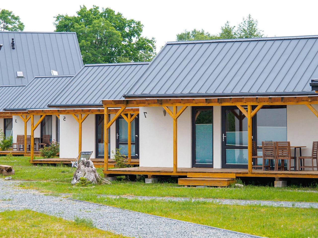 Ferienhäuser mit 2 Schlafzimmern und Pool in Neuenhagen, Amt, Powiat Sławieński