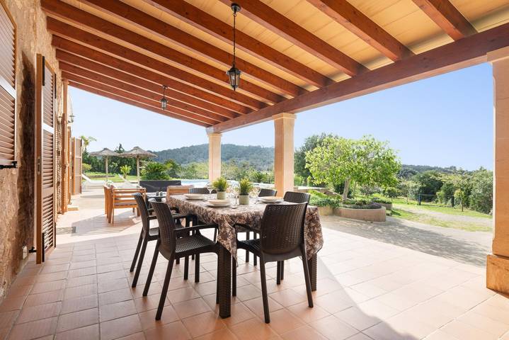 Cas Batlet - Rustikale Villa mit privatem Pool und kostenloses W-Lan in s'Horta, Felanitx