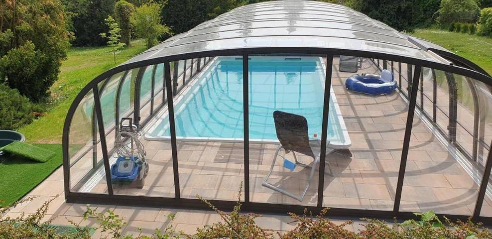 Ferienhaus für 3 Personen, mit Terrasse und Garten sowie Pool