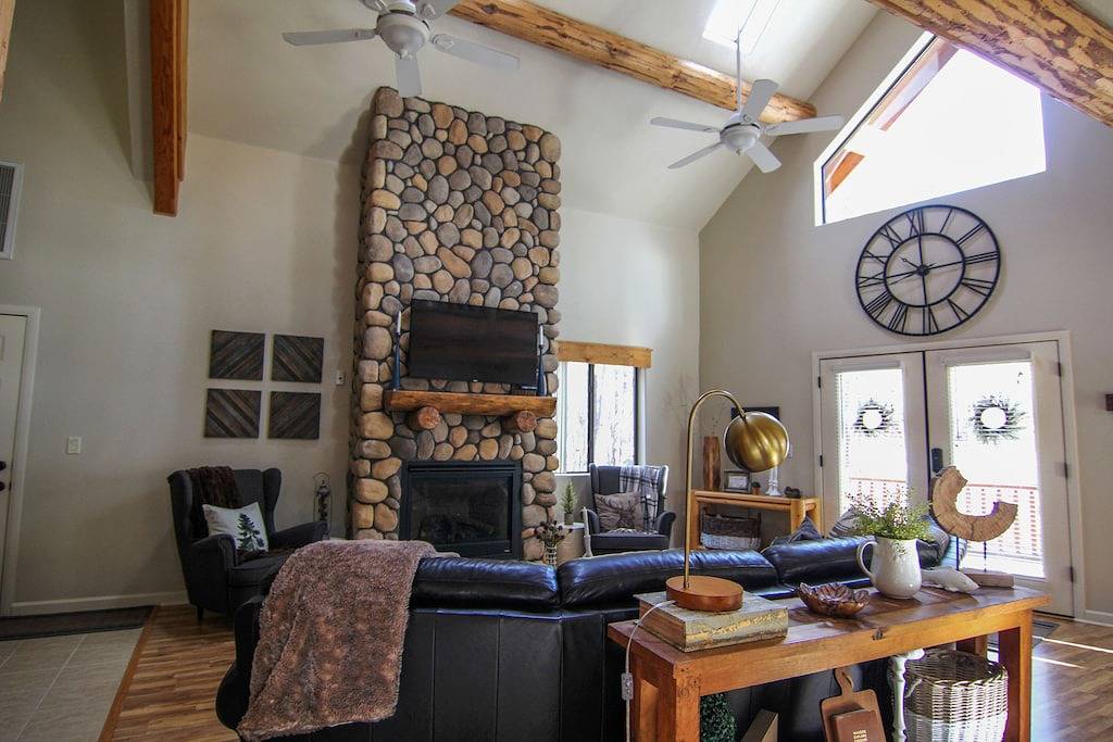 Log Cabin Luxury Retreat mit Whirlpool für einen romantischen Kurzurlaub oder einen Kurzurlaub mit der Familie in Navajo County