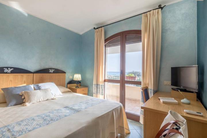 Appartamento per 2 persone, con Giardino e Panorama a Solanas