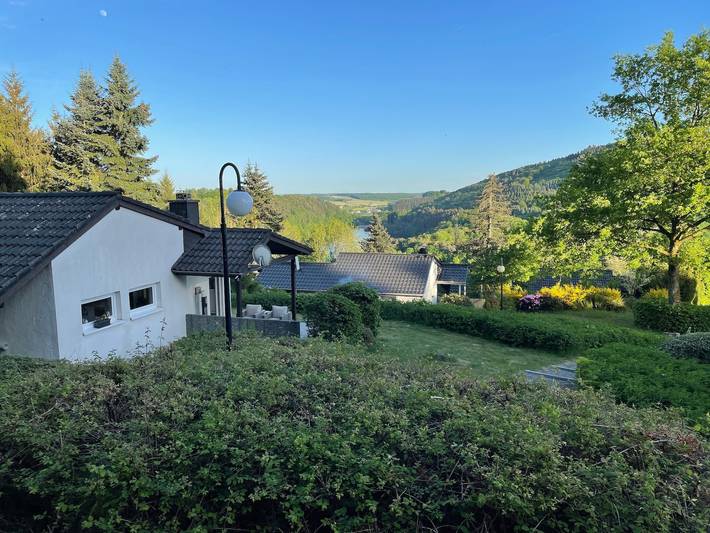 Ferienhaus für 3 Personen, mit Terrasse und Garten sowie Ausblick in Biersdorf am See