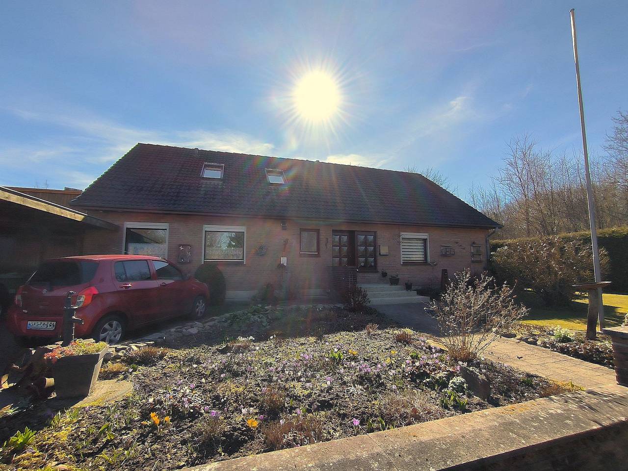 Ganze Ferienwohnung, Lorenz: große Fewo mit sonnigem Balkon in ruhiger Lage - Ferienwohnung Lorenz in Silberstedt, Haithabu