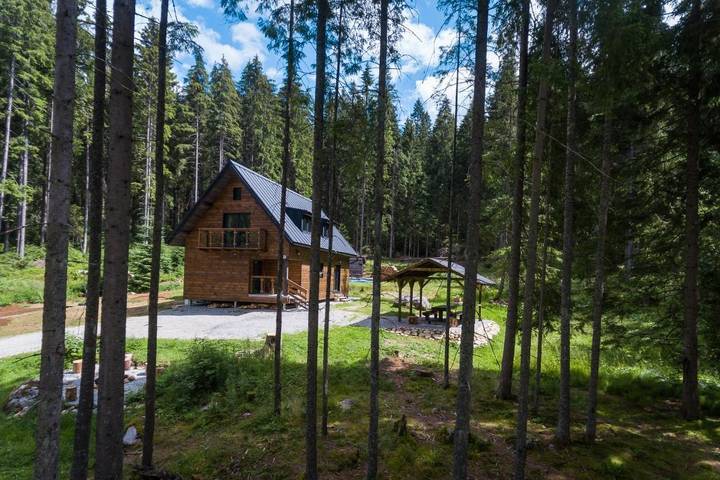 Domek letniskowy dla 6 osób, z Balkon i Taras oraz Ogród i Sauna w Demianowska Dolina