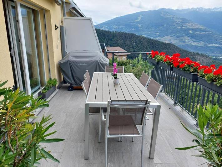 Gîte pour 5 personnes, avec terrasse et vue à Savièse - 4