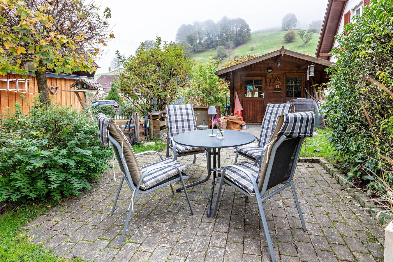 Ganzes Studio, Einzimmerapartment 'Sägegasse, Typ A' mit Gemeinschaftsterrasse, Gemeinschaftsgarten und Wlan in Untermünstertal, Münstertal