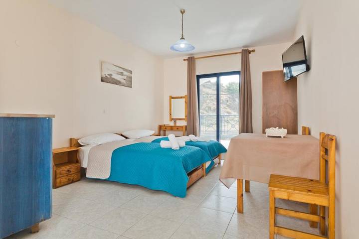 Vakantieappartement voor 2 personen, met balkon op Karpathos