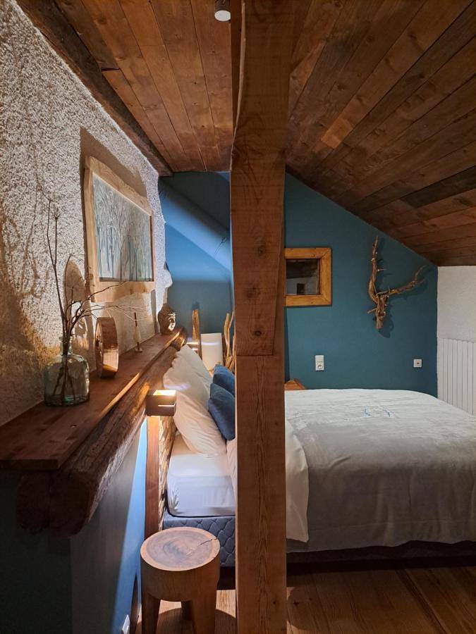 Double or Twin Room with Mountain View in Montgenèvre, Région de Briançon