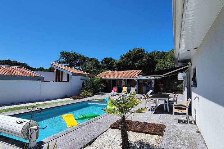 Villa pour 8 personnes, avec jardin, animaux acceptés à Labenne