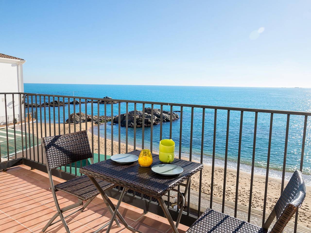 Ganze Wohnung, Les Formigues 3-apartamento primera línea de mar-Calella de Palafrugell-Costa Brava in Calella de Palafrugell, Palafrugell