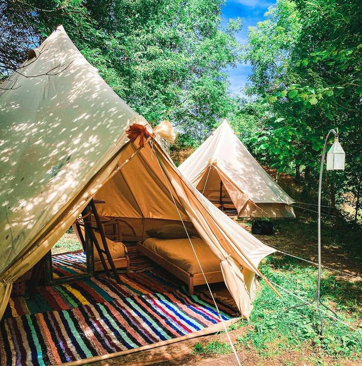 Camping pour 4 personnes, avec jardin et piscine, animaux acceptés dans Privas - 3