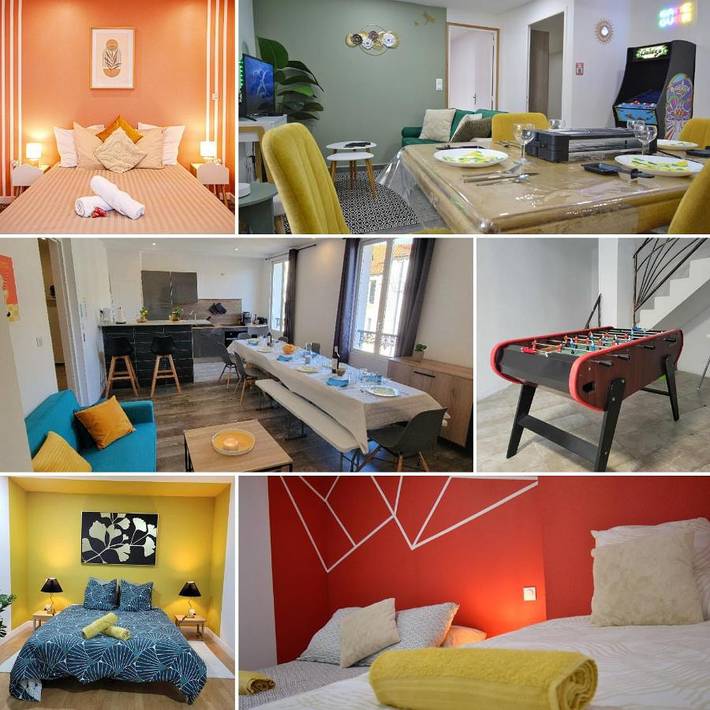 Appartement de vacances pour 11 personnes, avec Terrasse