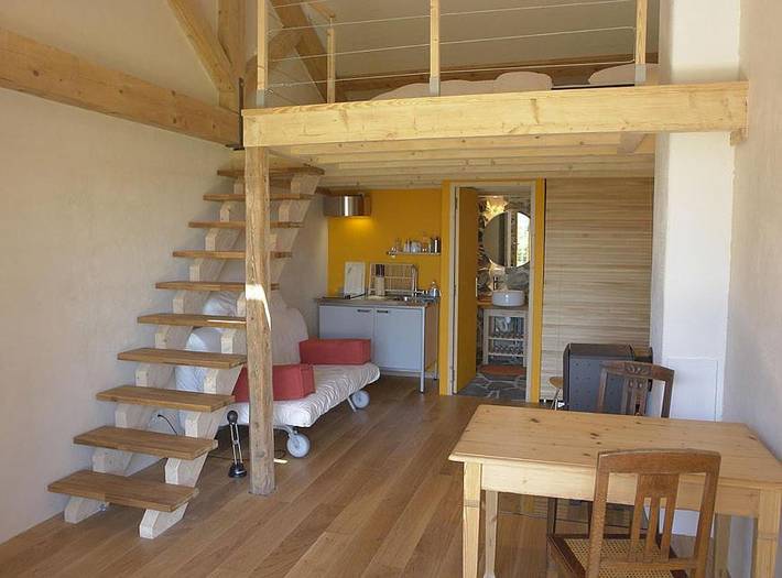 Appartement de vacances pour 2 personnes, avec terrasse et piscine ainsi que jardin et vue - 1