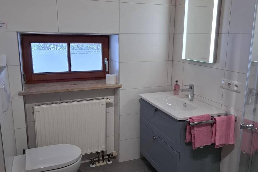 Ganze Wohnung, Fewo 42 qm, Balkon, Wohn/Schlafraum mit Doppelbett, Tv, W-Lan in Frasdorf, Chiemgauer Alpen