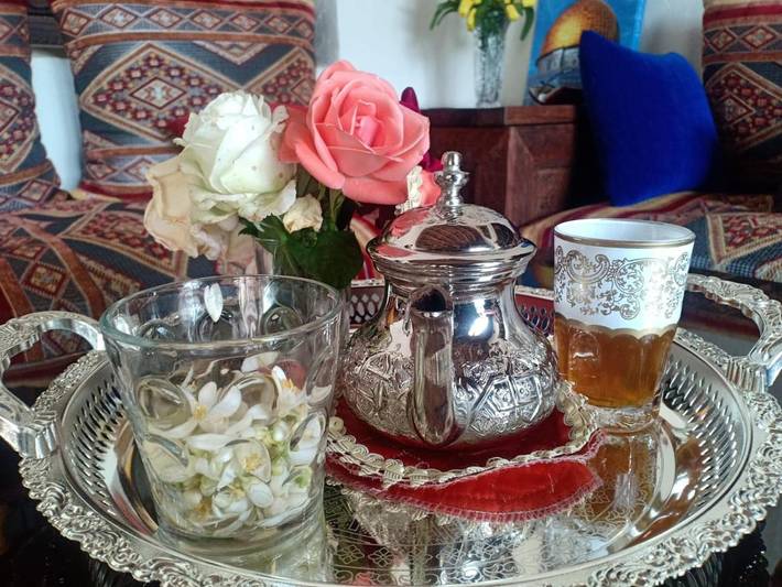 Maison d’hôte pour 2 personnes, avec jardin et vue ainsi que terrasse et piscine