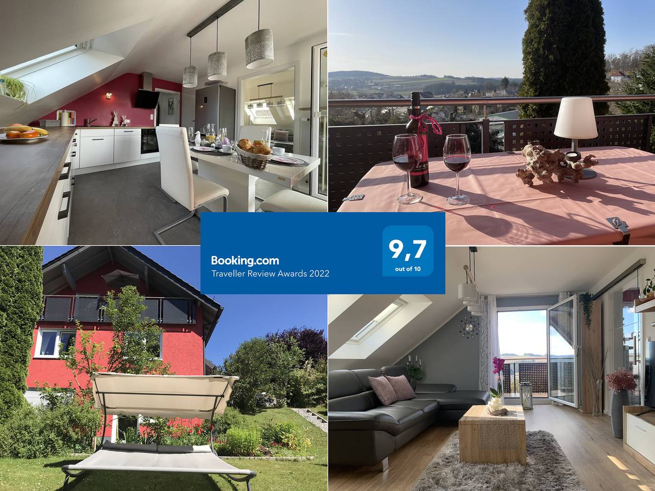 Ferienwohnung am Goldberg - Ferienwohnung (100qm) mit 4 Sternen klassifiziert in Schauenstein, Landkreis Hof