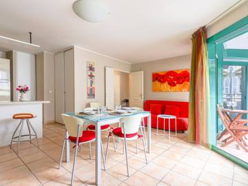 Gîte pour 4 personnes, avec balcon dans Port de Nice