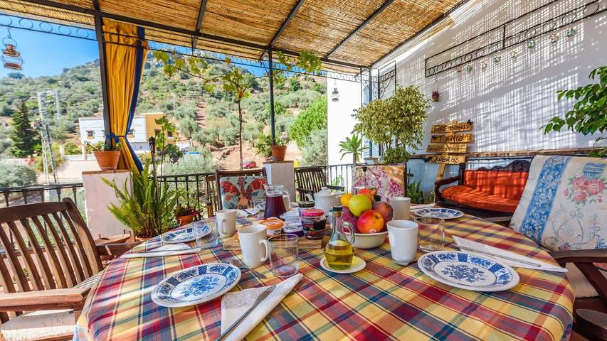 Casa rural para 10 personas, con piscina y balcón/terraza en Comares - 3