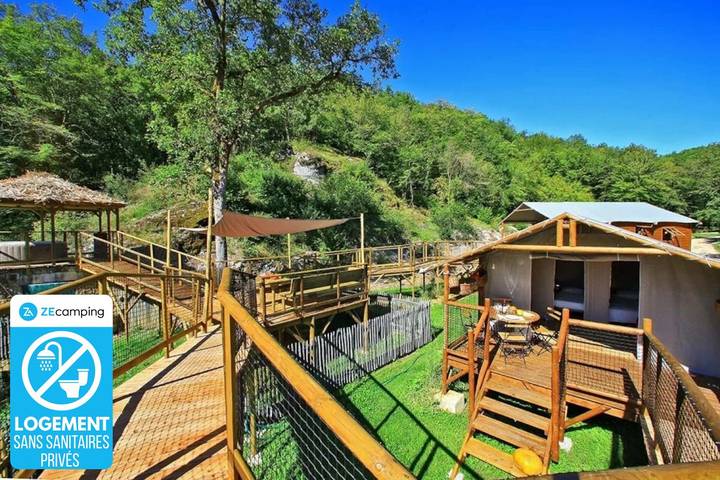 Gîte pour 4 personnes, avec bassin pour enfant