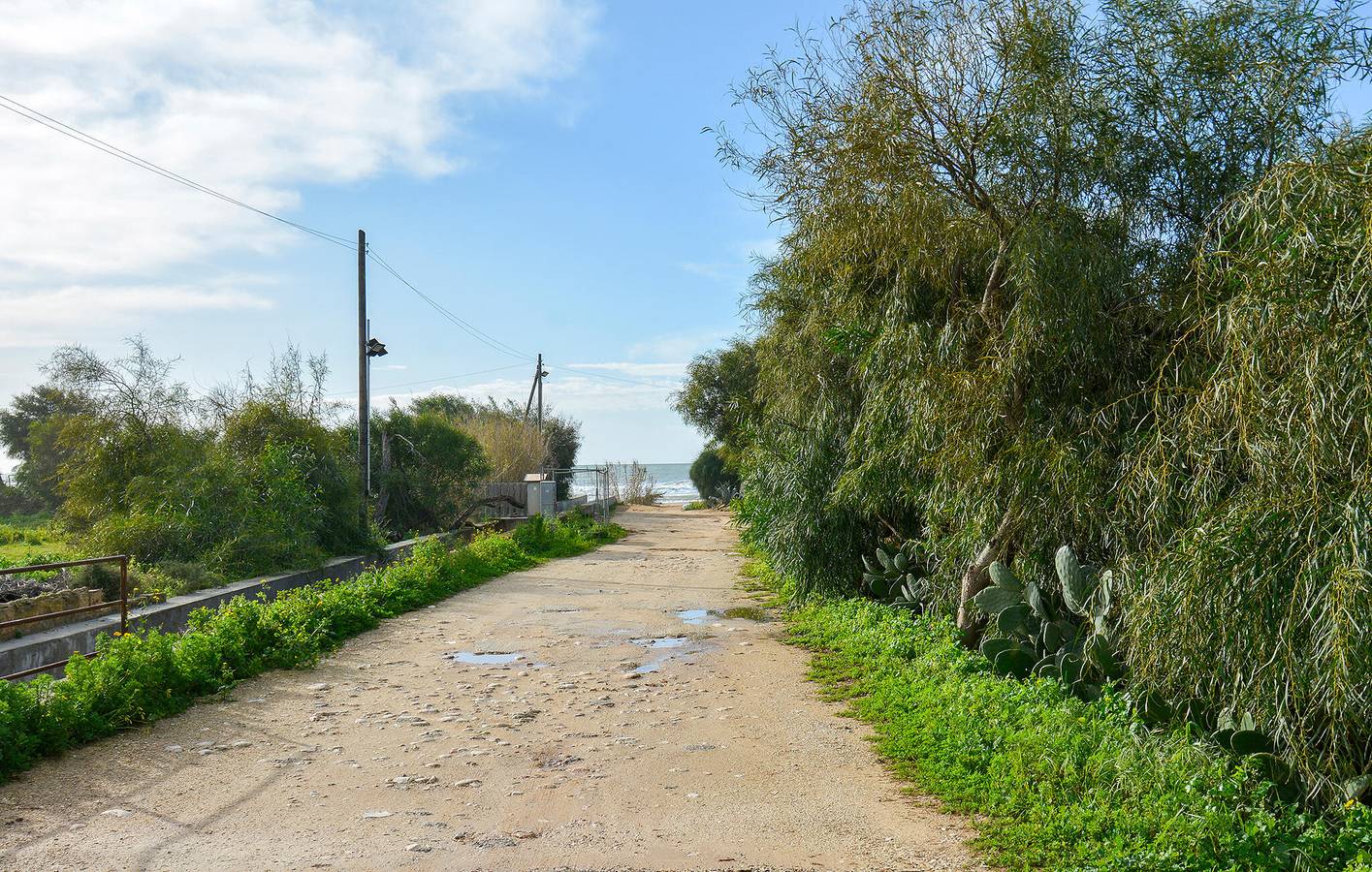 Apartment mit Meerblick, Klimaanlage, WLAN, Waschmaschine und Parkplatz in Casuzze, Santa Croce Camerina