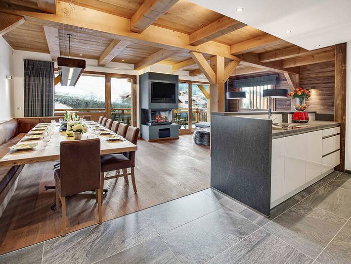 Chalet pour 16 personnes, avec vue et terrasse à Le Grand-Bornand - 4