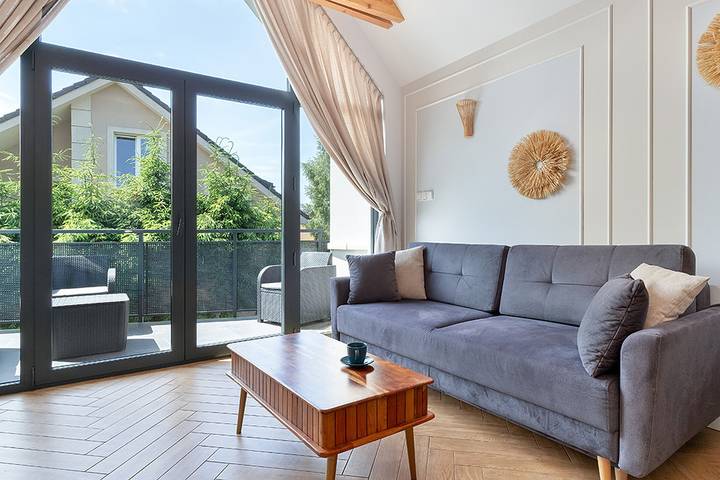 Ferienwohnung für 4 Personen, mit Balkon und Whirlpool sowie Garten und Sauna in Leba - 2