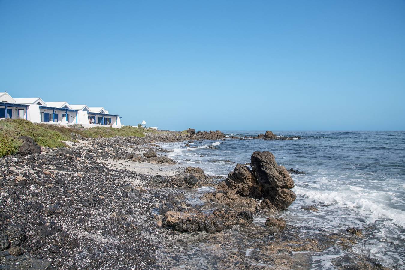 Tranquila casa de vacaciones "Casa Jimena" con fantásticas vistas al mar y a la montaña in Punta de las Mujeres, Haría