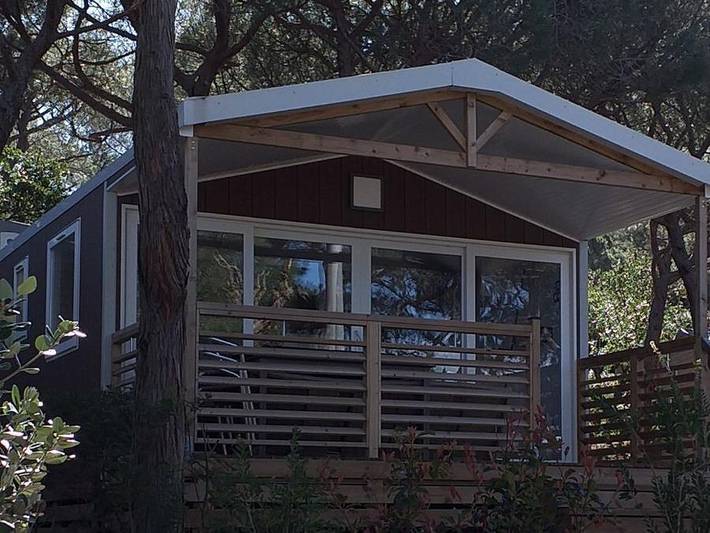 Camping Sites et Paysages - Les Pinèdes  - Mobilheim 4 personen - Cottag Privilège Océane in La Colle-sur-Loup, Mittelmeerküste (Frankreich)