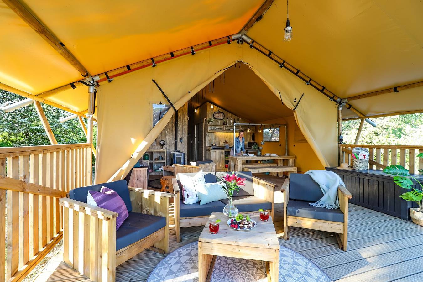 Marina Parcs — Safarilodge Xl 6 pers, met prive sanitair in Nederlandse kust