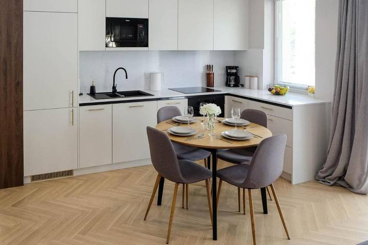 Apartament wakacyjny dla 5 osób, z widok i balkon w Białystok