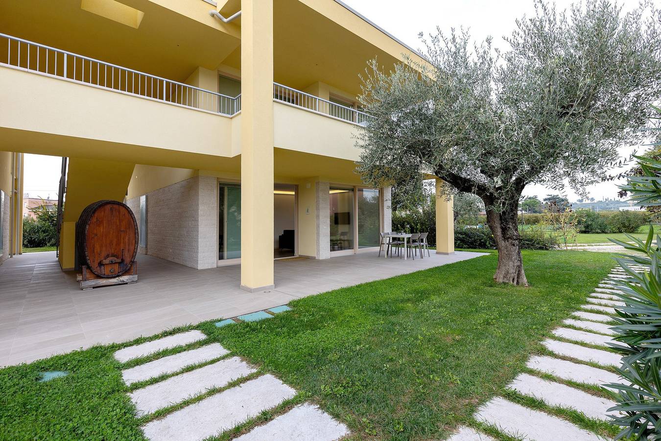 Ganze Wohnung, Ferienwohnung 'Agriturismo Le Campagnole Green' mit Gemeinschaftspool, Wlan und Klimaanlage in Bardolino, Gardasee-Berge