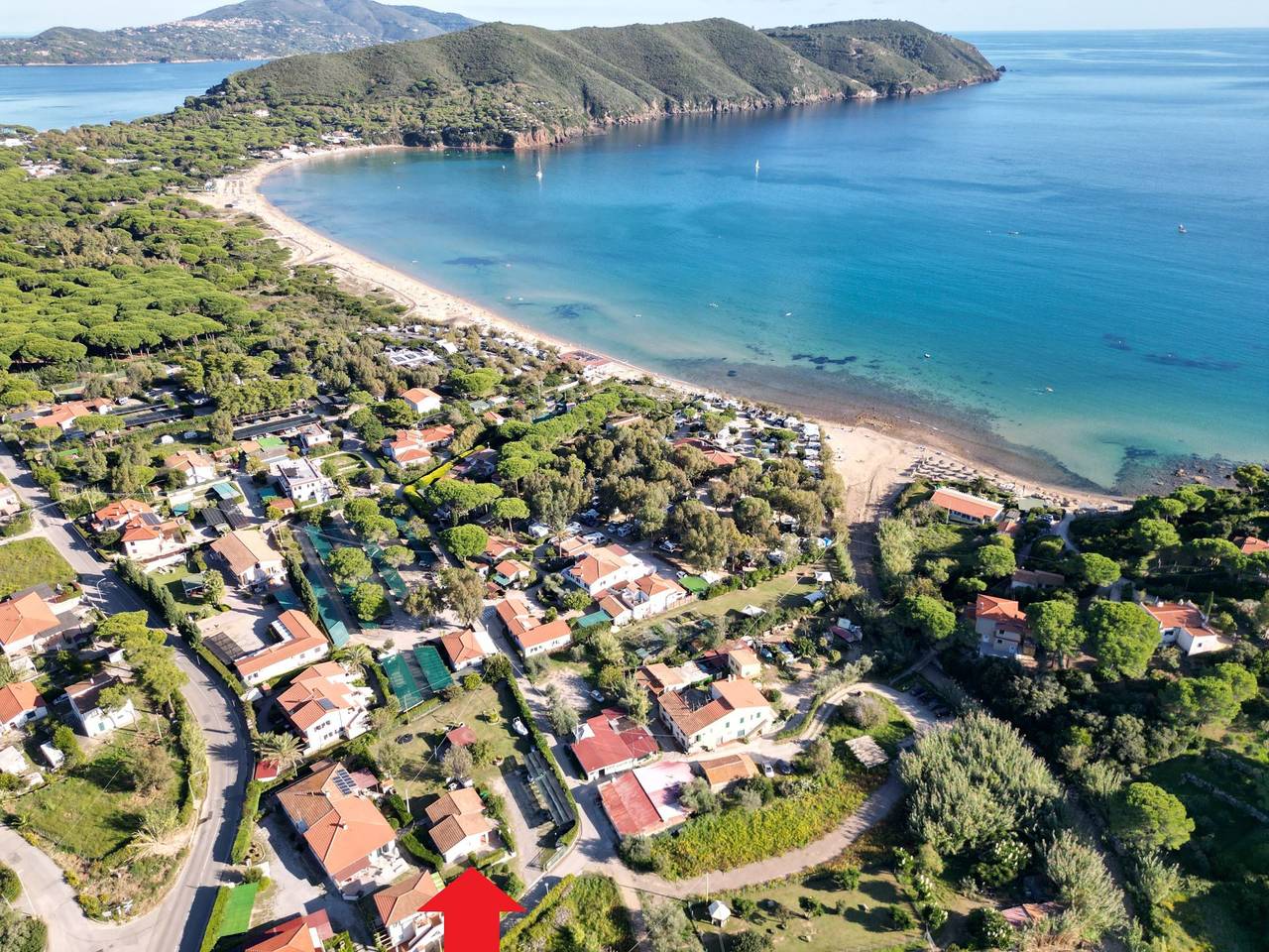 Ganze Ferienwohnung, Ferienwohnung für 5 Personen mit Garten in Spiaggia di Lacona, Capoliveri