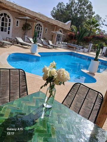 Maison d’hôte pour 2 personnes, avec piscine ainsi que vue et jardin, animaux acceptés dans Ghazoua