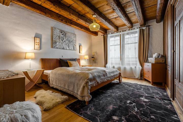 Gîte pour 5 personnes, avec Balcon à Arbon