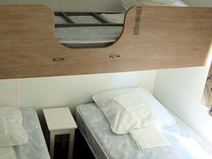Flower Camping Orly d'Azur - Mobilheim 5 personen - Cottage Picholine Standard 25m² - 2 Zimmer - halbüberdachte Terrasse -. in Six-Fours les Plages, Toulon Region