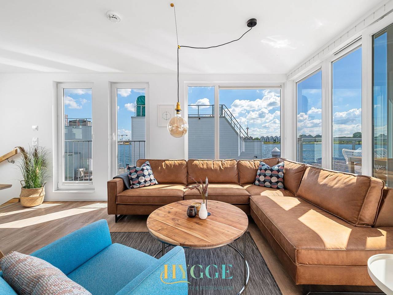 Schwimmendes Ferienhaus Hygge Olpenitz - Schwimmends Ferienhaus Sauna/Bootsanleger/Dachterrasse in Olpenitz, Kappeln