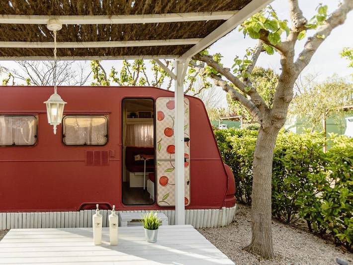 Camping Miramar - Caravane 4 personnes - 04 Rouge in Mont-roig del Camp, Costa Dorada