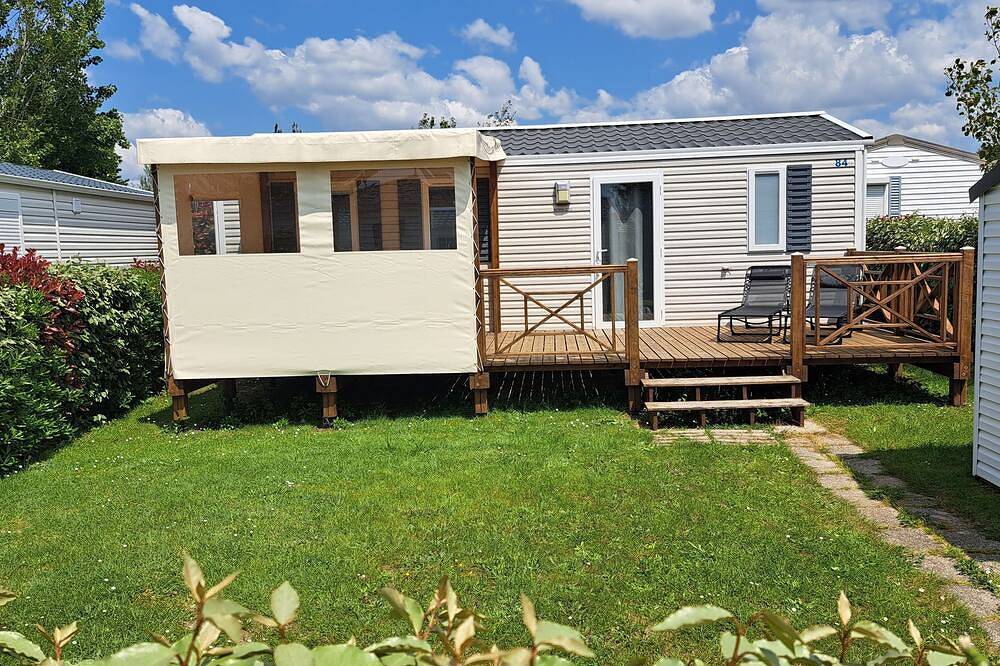 Beau mobil home dans Domaine Résidentiel 4 étoiles aux Sables D'Olonne in Château-d'Olonne, Les Sables-d'Olonne