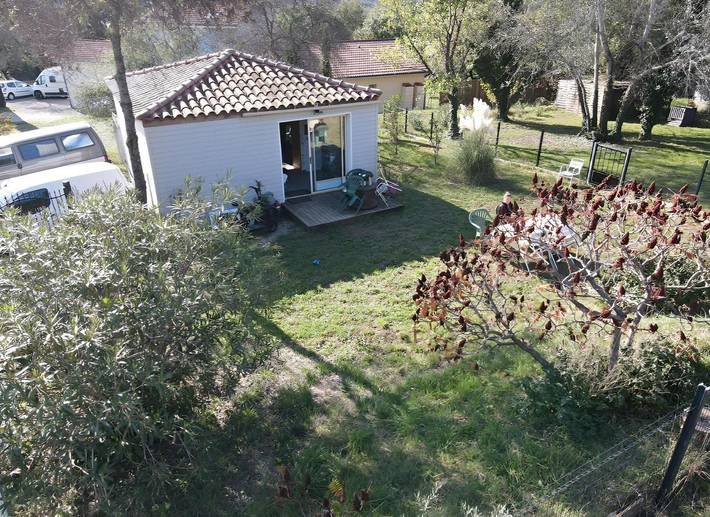 Location de vacances pour 4 personnes, avec jardin ainsi que terrasse et vue dans Saint-Julien-en-Saint-Alban