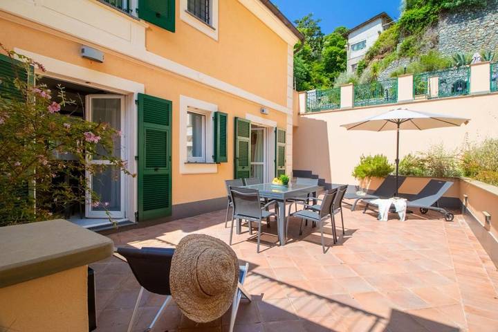Ferienwohnung für 6 Personen, mit Balkon und Terrasse in Portofino