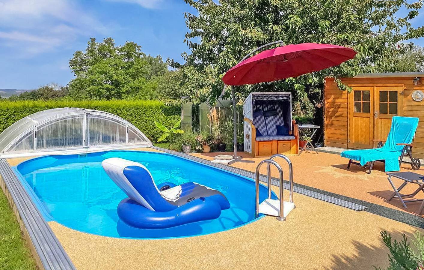 Ganze Ferienwohnung, Rückzugsort am See mit Sauna, Terrasse und Parkplatz in Fürsterwerder, Nordwestuckermark