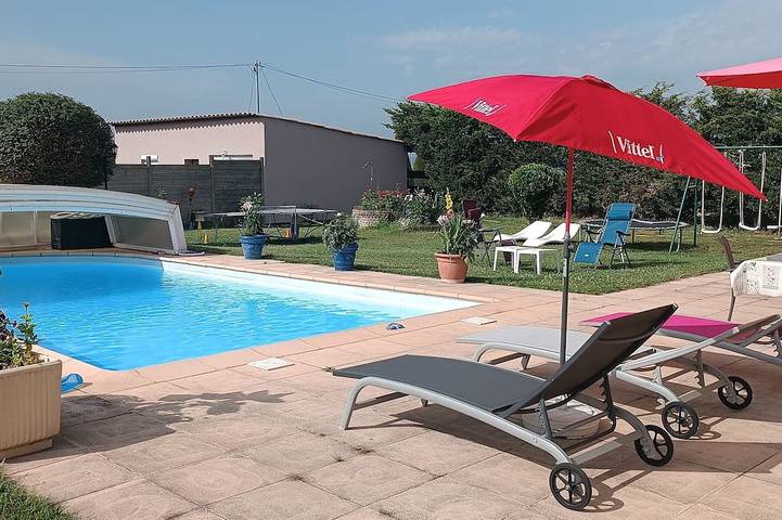 Maison de vacances pour 6 personnes, avec Jardin