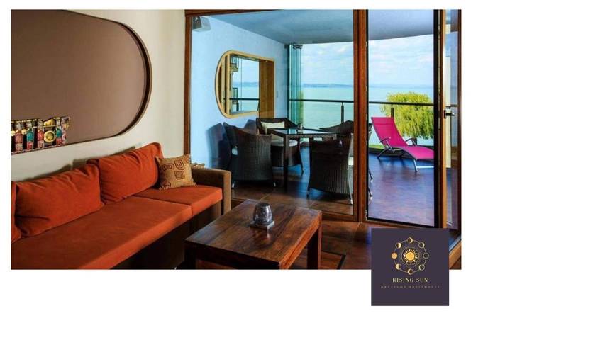 Ferienwohnung für 5 Personen, mit Seeblick und Garten sowie Ausblick, mit Haustier in Siofok