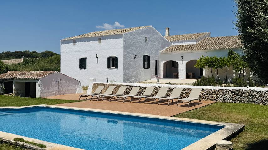 Agritourisme pour 8 personnes, avec jardin à Minorque