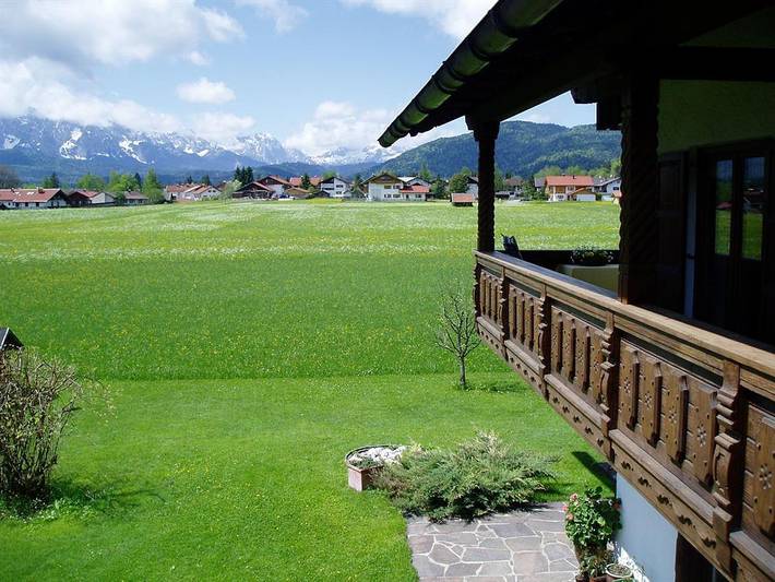 Ferienwohnung für 2 Personen, mit Balkon und Ausblick in Wallgau - 3