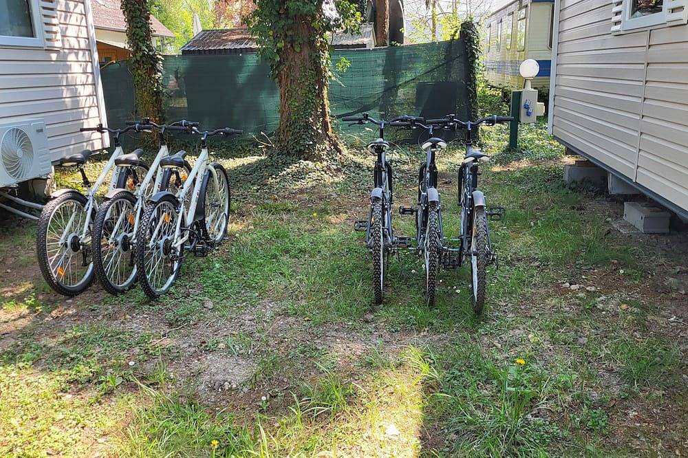 10 km from Europa Park air-conditioned mobile home in Boofzheim, Region Sélestat-Erstein